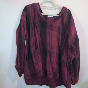 Free People Flannel with pockets